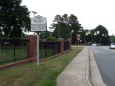 High Point University Marker. Click for full size. High Point University Marker image. Click for full size.