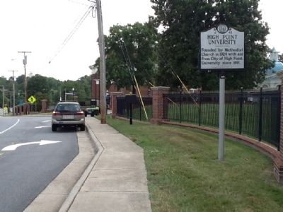 High Point University Marker. Click for full size. High Point University Marker image. Click for full size.
