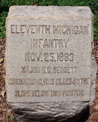 Eleventh Michigan Infantry Marker image. Click for full size.
