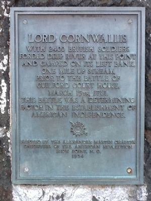 Lord Cornwallis Marker image. Click for full size.