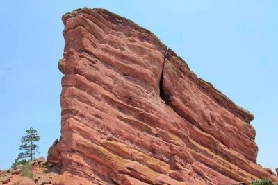 Red Rocks Amphitheatre's "Great Rock" image. Click for full size.