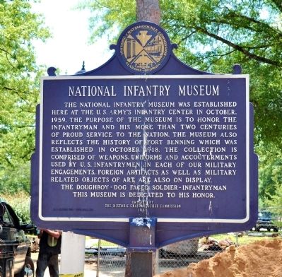 National Infantry Museum Marker, Side 2 image. Click for full size.