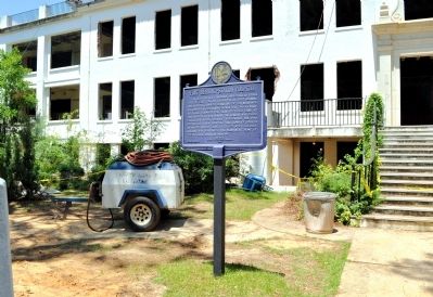 Fort Benning - Station Hospital Marker, Side 1. Click for full size. Fort Benning - Station Hospital Marker, Side 1 image. Click for full size.