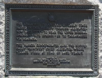Apalachee Trail Marker image. Click for full size.