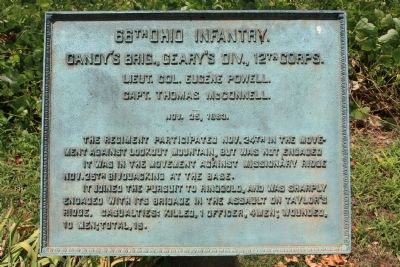 66th Ohio Infantry Marker image. Click for full size.