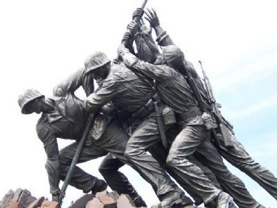 United States Marine Corps Memorial Marker image. Click for full size.