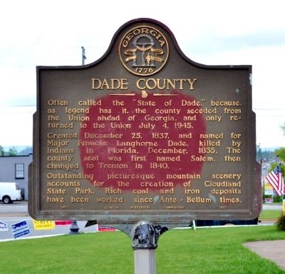 Dade County Marker image. Click for full size.