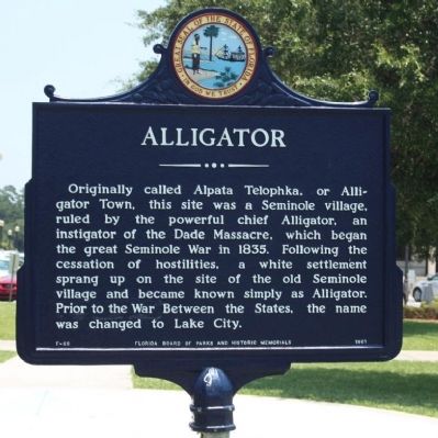 Alligator Marker image. Click for full size.