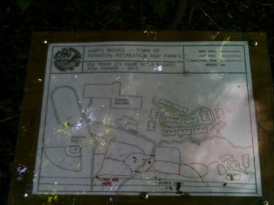Hart's Woods Trail Map image. Click for full size.