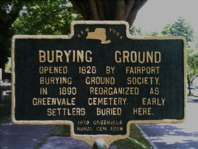 Burying Ground Marker image. Click for full size.
