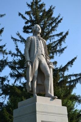 Monument to Sir William Johnson, Baronet.. Click for full size. Monument to Sir William Johnson, Baronet. image. Click for full size.