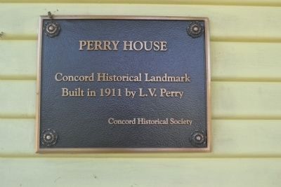 Perry House Marker image. Click for full size.