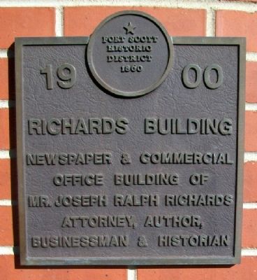 Richards Building Marker image. Click for full size.
