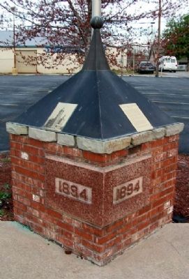 Jasper County Courthouse Cornerstone, Marker, and Photo. Click for full size. Jasper County Courthouse Cornerstone, Marker, and Photo image. Click for full size.