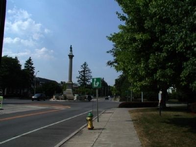 1853-1925 Marker as seen facing north along 19 image. Click for full size.