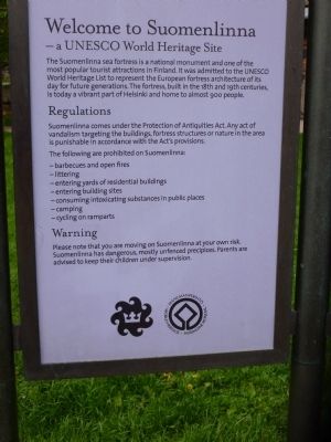 Additional UNESCO signage in the Church Park. Click for full size. Additional UNESCO signage in the Church Park image. Click for full size.