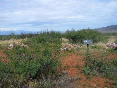 Confederate Graves at Dragoon Springs Marker. Click for full size. Confederate Graves at Dragoon Springs Marker image. Click for full size.