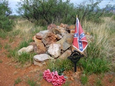 Confederate Grave at Dragoon Springs. Click for full size. Confederate Grave at Dragoon Springs image. Click for full size.