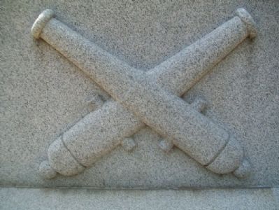 Civil War Memorial Artillery Emblem image. Click for full size.