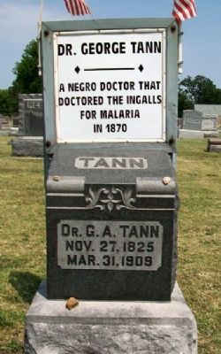 Dr. George Tann Marker image. Click for full size.