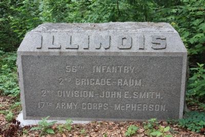 56th Illinois Marker image. Click for full size.