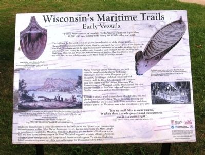Early Vessels Marker. Click for full size. Early Vessels Marker image. Click for full size.
