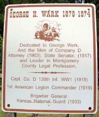 George H. Wark 1878 - 1974 Marker image. Click for full size.