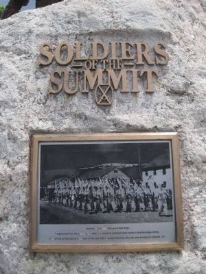 Soldiers of the Summit Marker image. Click for full size.
