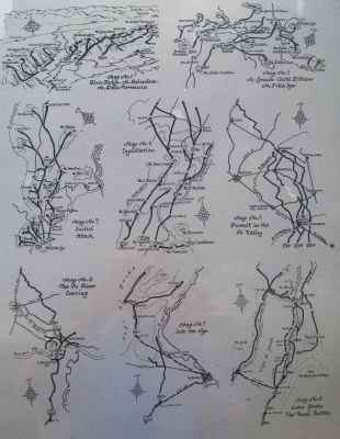 Maps on the Soldiers of the Summit Marker. Click for full size. Maps on the Soldiers of the Summit Marker image. Click for full size.