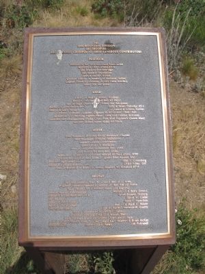 Soldiers of the Summit Marker. Click for full size. Soldiers of the Summit Marker image. Click for full size.