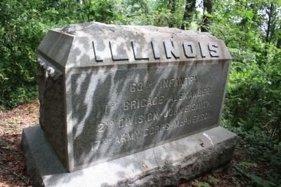 63rd Illinois Marker. Click for full size. 63rd Illinois Marker image. Click for full size.