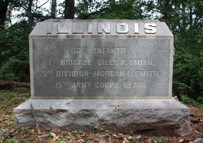 116th Illinois Marker image. Click for full size.