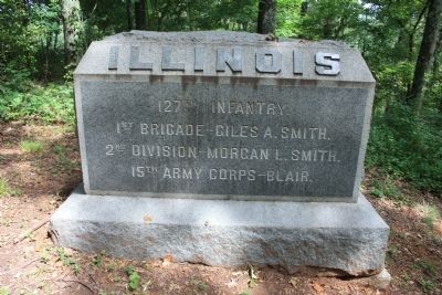 127th Illinois Marker image. Click for full size.