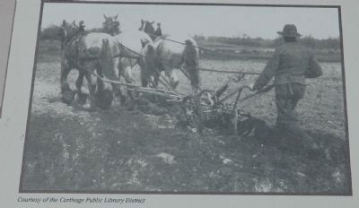 Plowing with horses image. Click for full size.