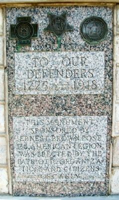 Caney War Memorial Dedication image. Click for full size.