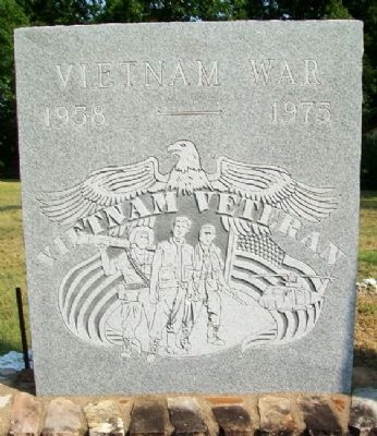 Caney War Memorial Vietnam War Marker image. Click for full size.