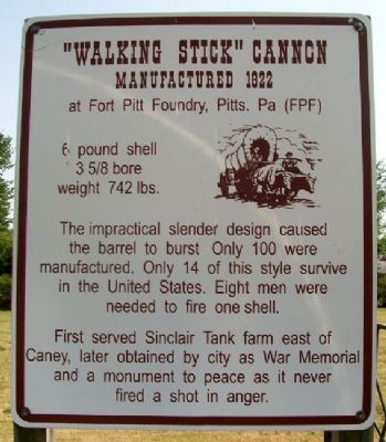 “Walking Stick” Cannon Marker image. Click for full size.