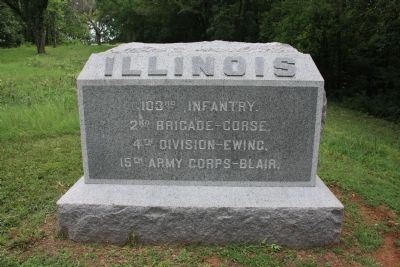 103rd Illinois Infantry Marker image. Click for full size.