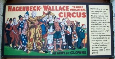 Traveling Circus Posters Marker image. Click for full size.