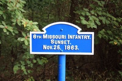6th Missouri Infantry Marker image. Click for full size.