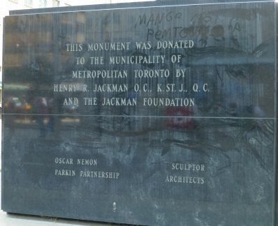 Canadian Airmen Monument: Marker Panel 4 image. Click for full size.