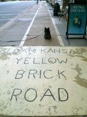Toto (AKA BannerB) on Sedan's "Yellow Brick Road" image. Click for full size.