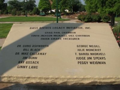 Bass Reeves - Donor Contribution Marker image. Click for full size.