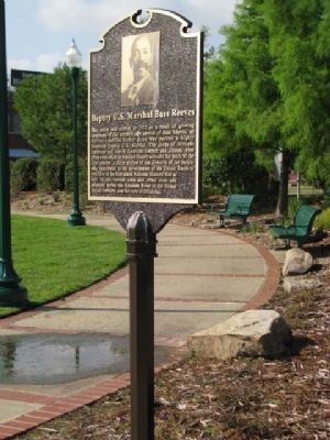 Deputy U.S. Marshal Bass Reeves Marker image. Click for full size.