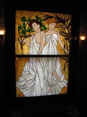 Miss Laura's beautiful stain glass window image. Click for full size.