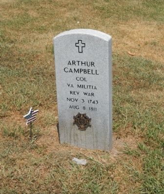 Colonel Arthur Campbell Marker image. Click for full size.
