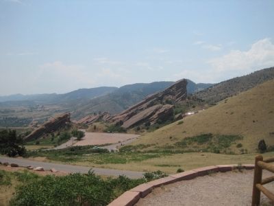 Red Rocks Amphitheatre from the Marker image. Click for full size.