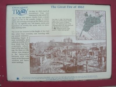 The Great Fire of 1862 Marker image. Click for full size.