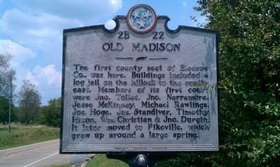 Old Madison Marker image. Click for full size.