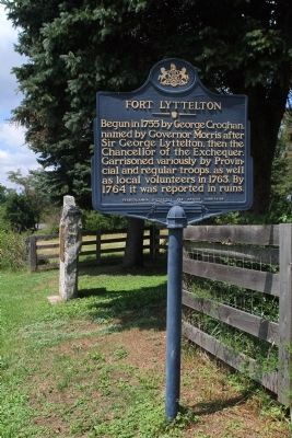 Fort Lyttelton Marker. Click for full size. Fort Lyttelton Marker image. Click for full size.